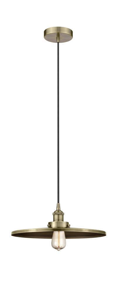 Appalachian - 1 Light - 16 inch - Antique Brass - Cord hung - Mini Pendant