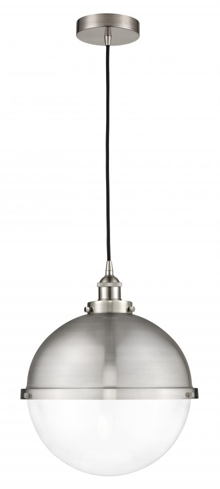 Hampden - 1 Light - 13 inch - Brushed Satin Nickel - Cord hung - Pendant