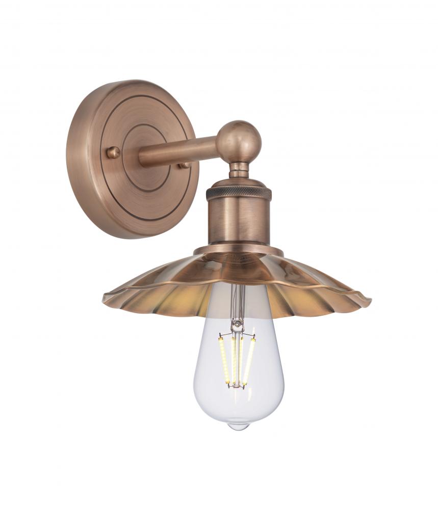 Scallop - 1 Light - 8 inch - Antique Copper - Sconce