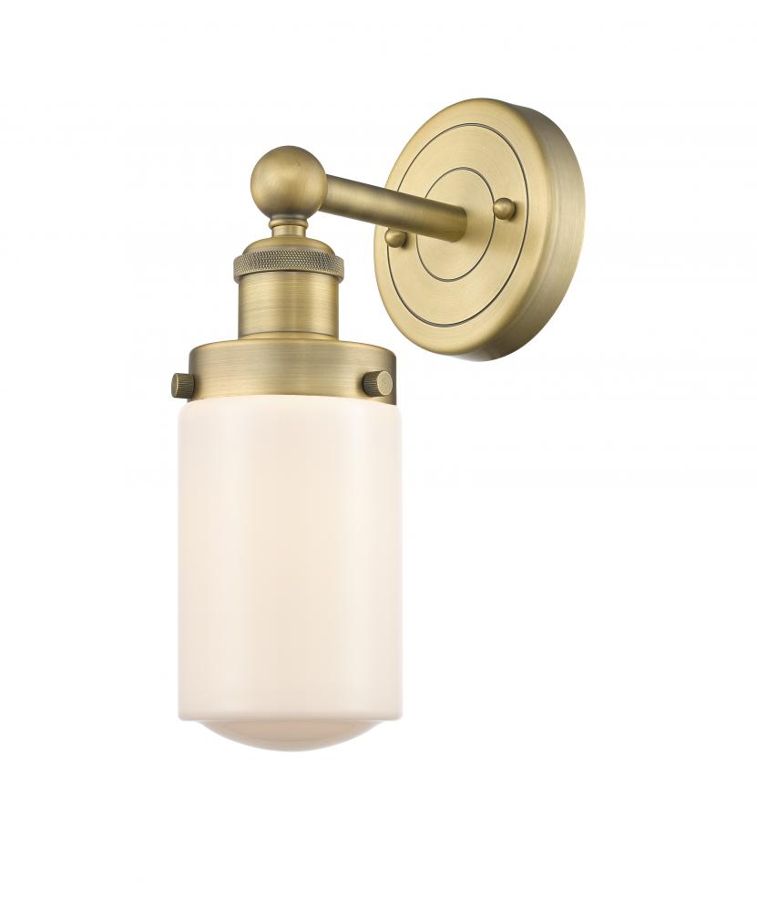 Dover - 1 Light - 5 inch - Brushed Brass - Sconce