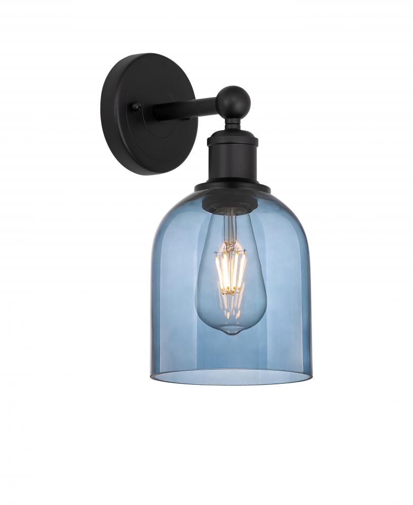 Bella - 1 Light - 6 inch - Matte Black - Sconce