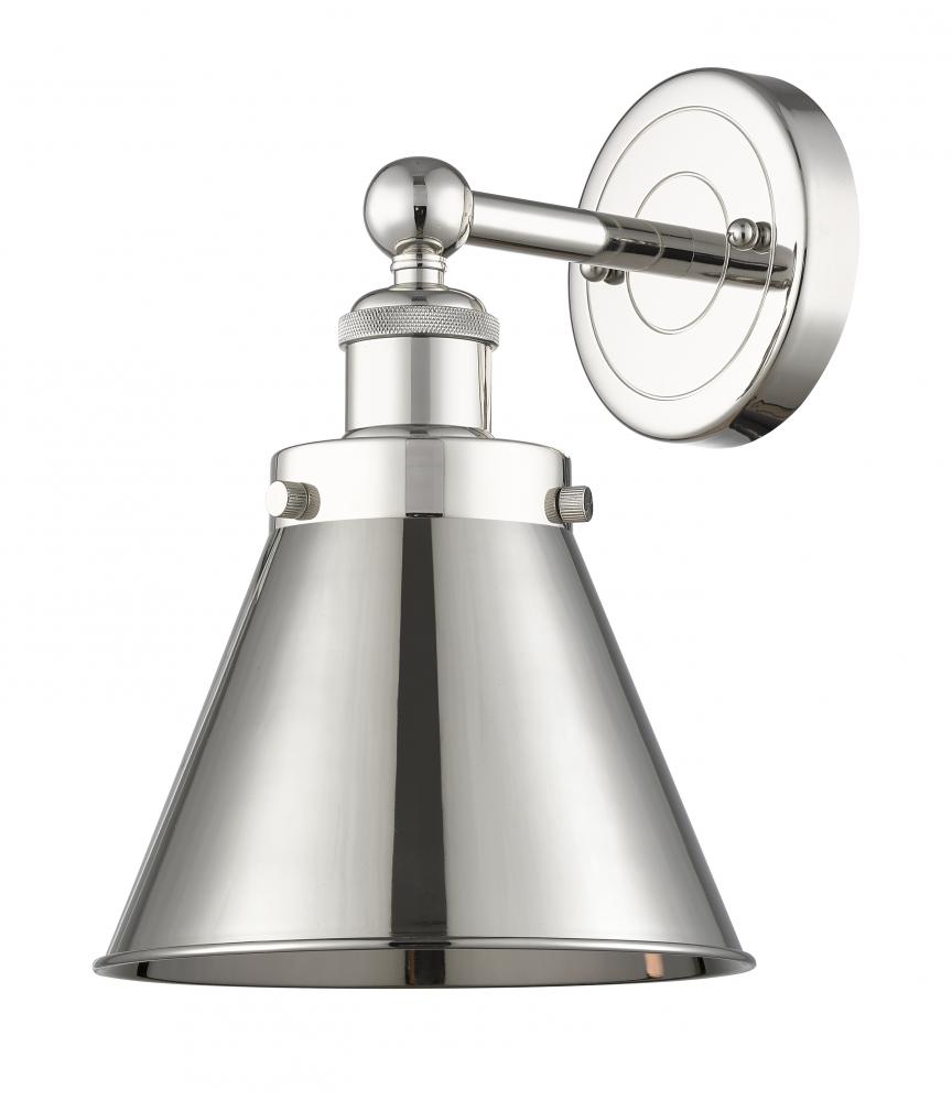 Appalachian - 1 Light - 8 inch - Polished Nickel - Sconce