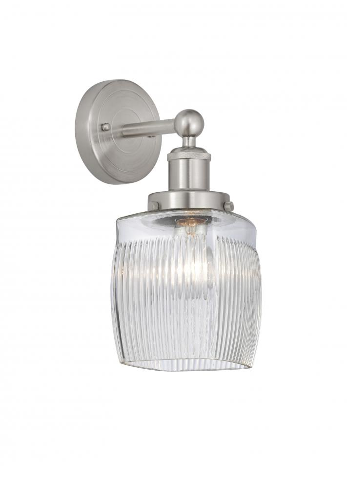 Colton - 1 Light - 6 inch - Brushed Satin Nickel - Sconce