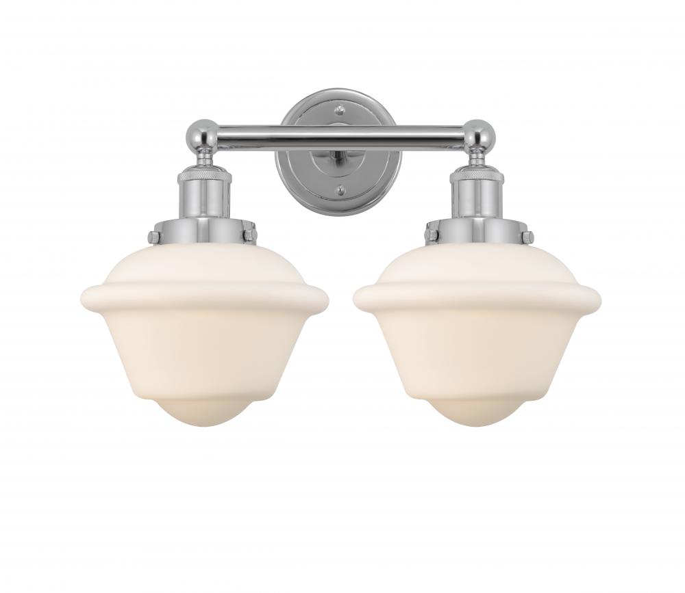 Oxford - 2 Light - 16 inch - Polished Chrome - Bath Vanity Light