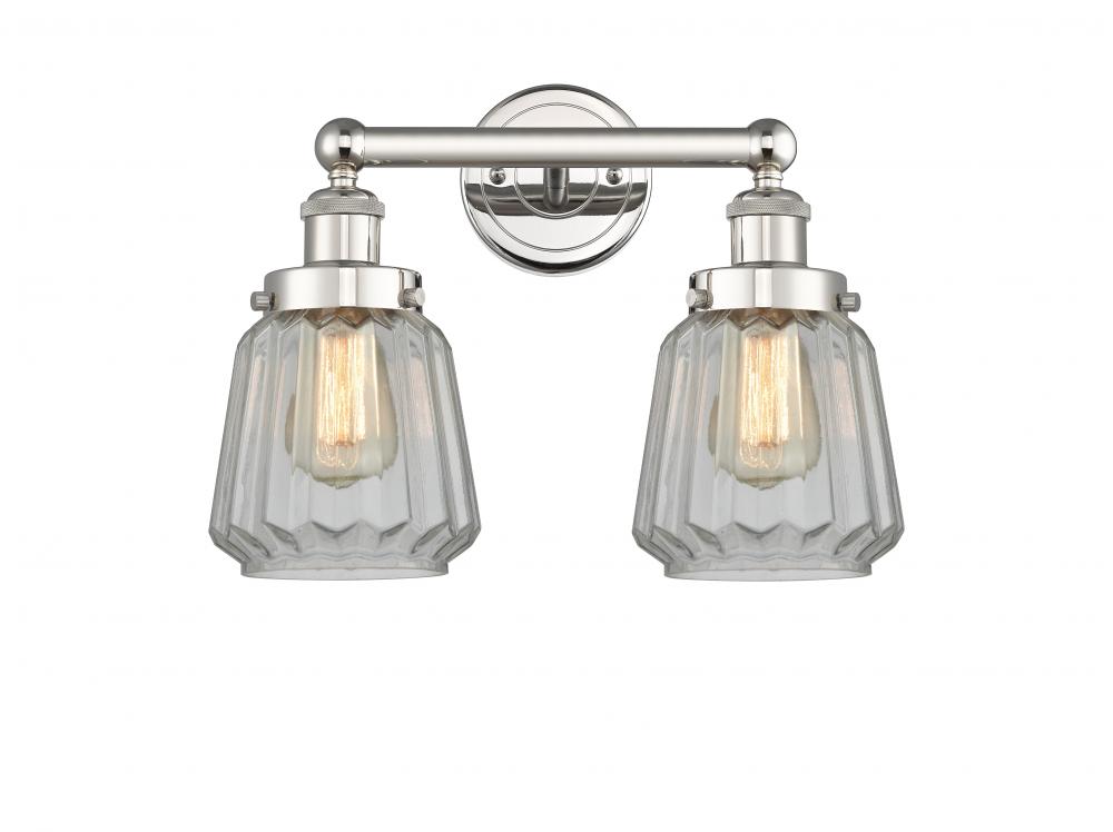 Chatham - 2 Light - 16 inch - Polished Nickel - Bath Vanity Light