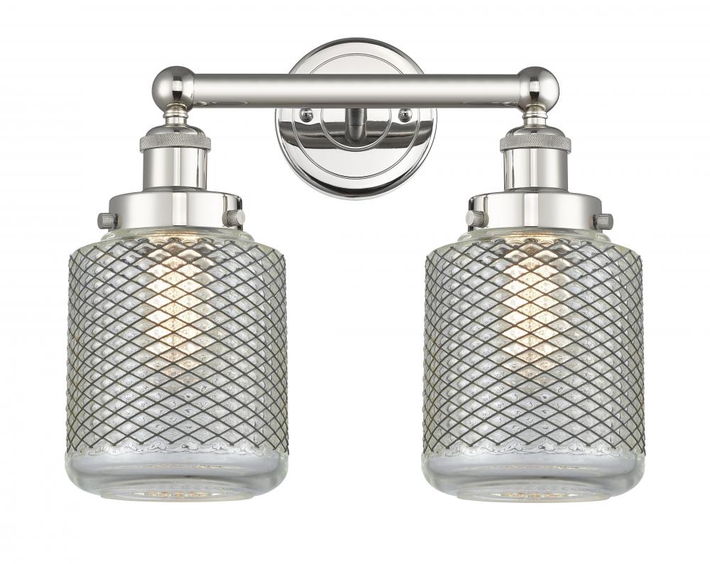 Stanton - 2 Light - 15 inch - Polished Nickel - Bath Vanity Light