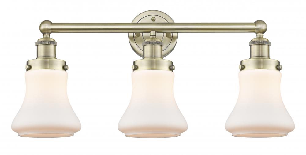 Bellmont - 3 Light - 24 inch - Antique Brass - Bath Vanity Light