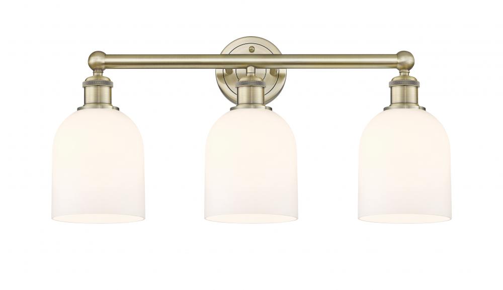 Bella - 3 Light - 24 inch - Antique Brass - Bath Vanity Light