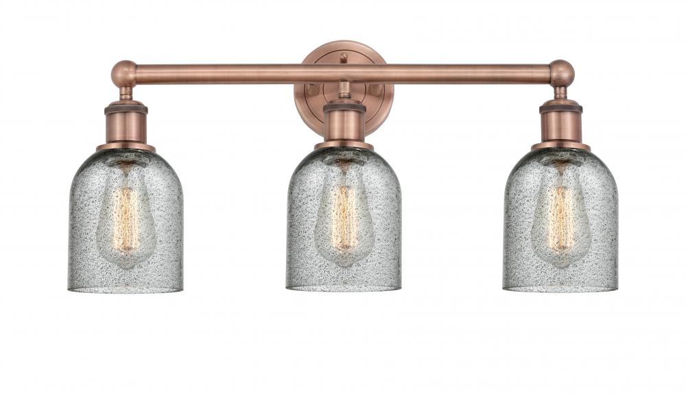 Caledonia - 3 Light - 23 inch - Antique Copper - Bath Vanity Light