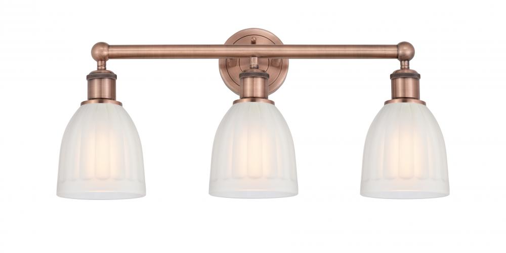 Brookfield - 3 Light - 24 inch - Antique Copper - Bath Vanity Light