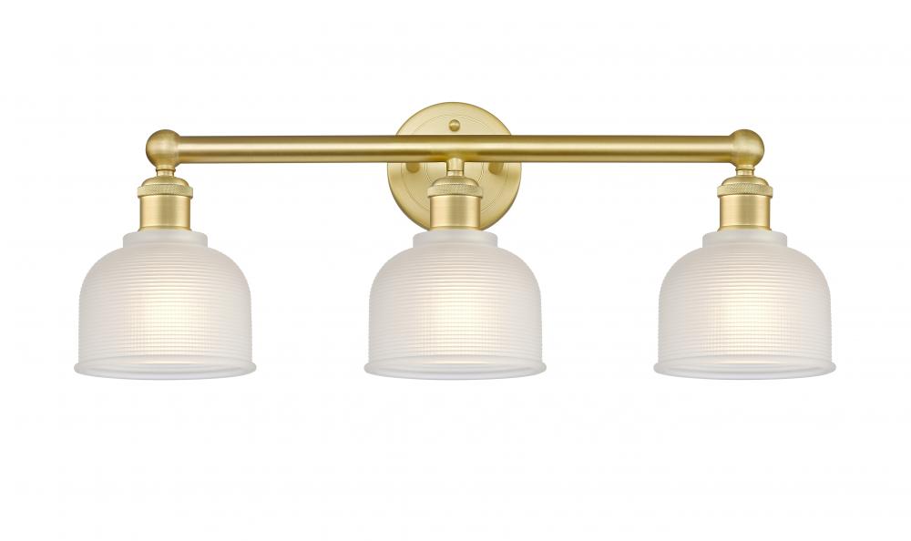 Dayton - 3 Light - 24 inch - Satin Gold - Bath Vanity Light