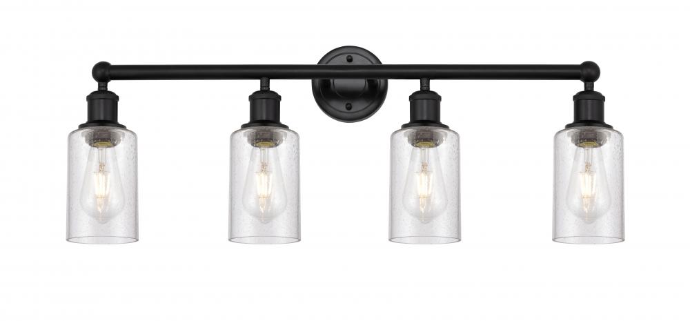 Clymer - 4 Light - 31 inch - Matte Black - Bath Vanity Light