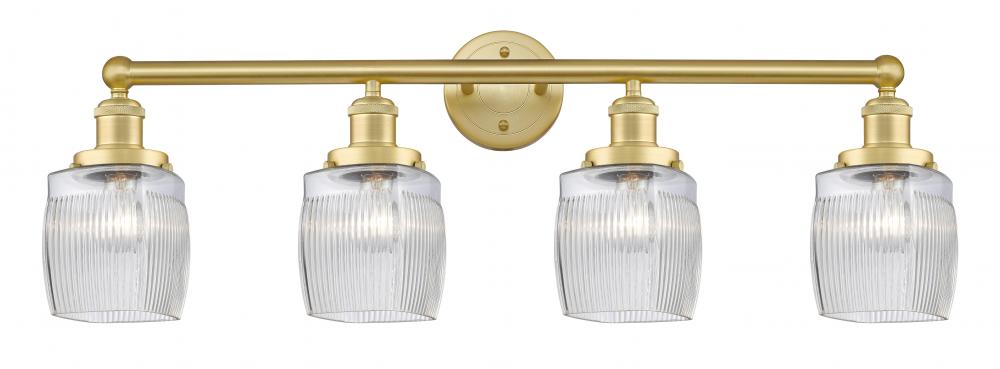 Colton - 4 Light - 33 inch - Satin Gold - Bath Vanity Light