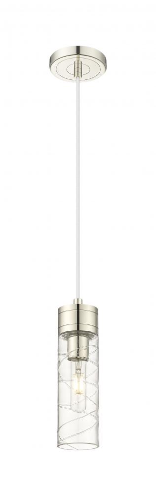 Boreas - 1 Light - 3 inch - Polished Nickel - Cord Hung - Mini Pendant