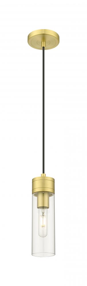 Boreas - 1 Light - 3 inch - Satin Gold - Cord Hung - Mini Pendant