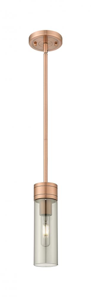 Boreas - 1 Light - 3 inch - Antique Copper - Stem Hung - Mini Pendant