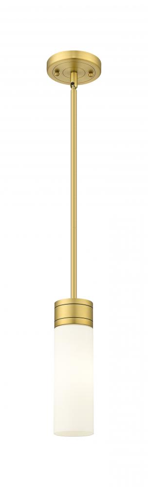 Boreas - 1 Light - 3 inch - Brushed Brass - Stem Hung - Mini Pendant