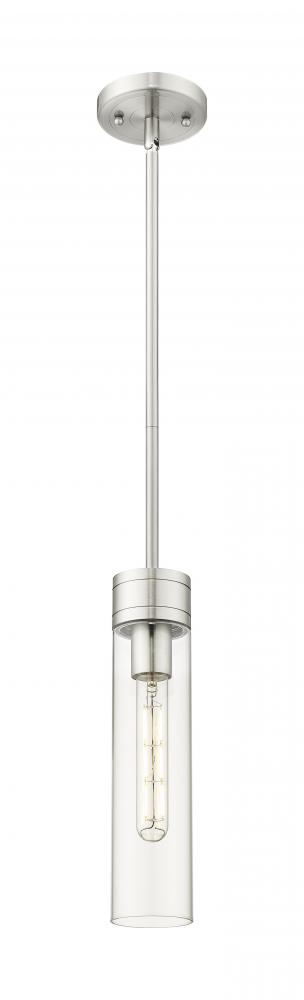 Boreas - 1 Light - 3 inch - Satin Nickel - Stem Hung - Mini Pendant