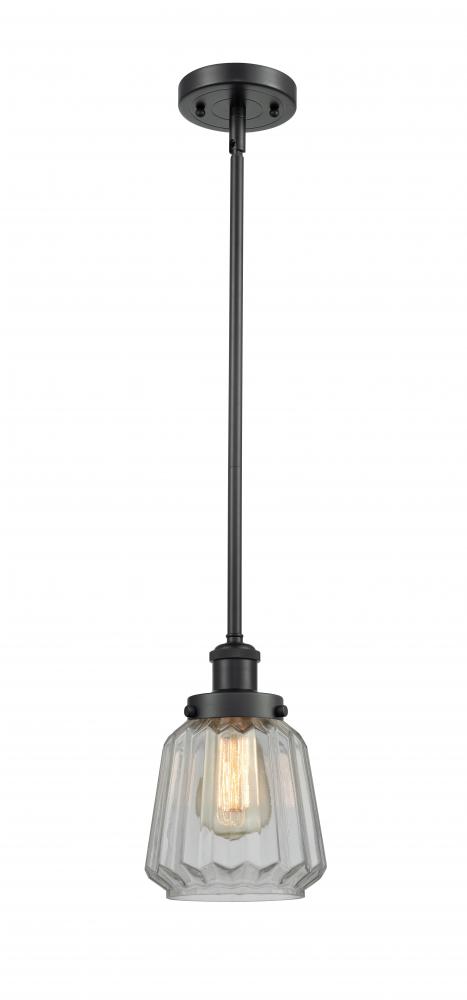 Chatham - 1 Light - 6 inch - Matte Black - Mini Pendant