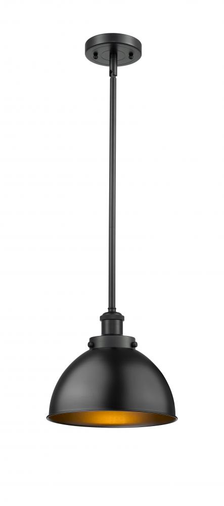 Derby - 1 Light - 10 inch - Matte Black - Pendant