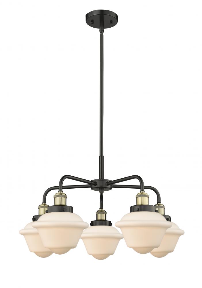 Oxford - 5 Light - 26 inch - Black Antique Brass - Chandelier