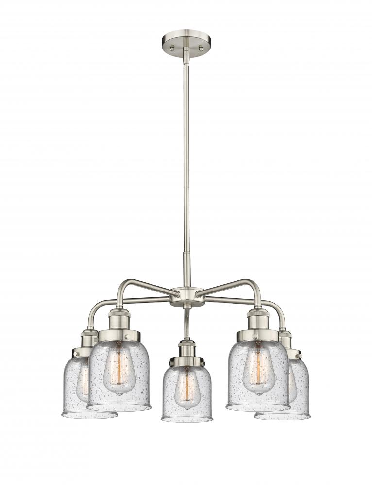 Cone - 5 Light - 24 inch - Satin Nickel - Chandelier