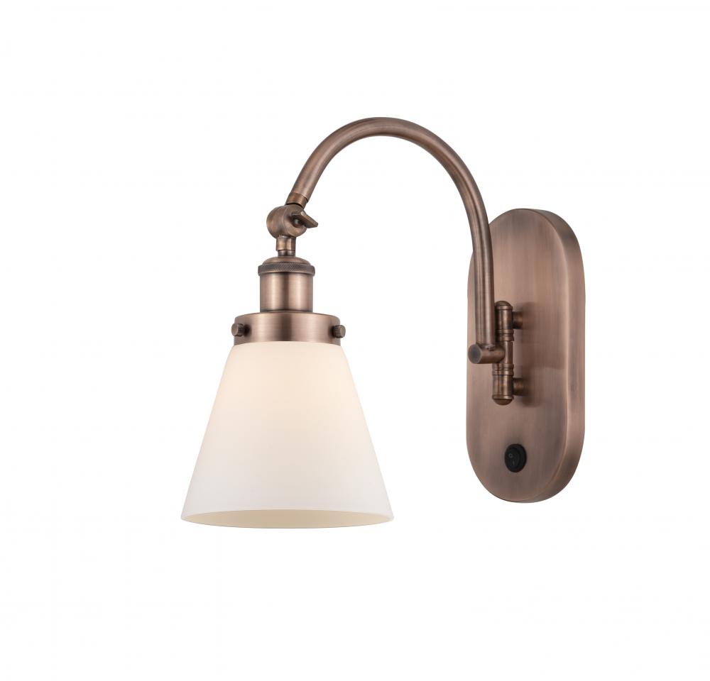 Cone - 1 Light - 6 inch - Antique Copper - Sconce