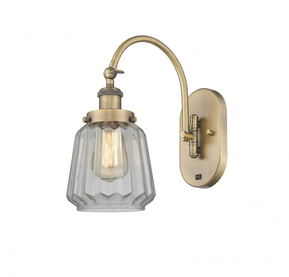 Chatham - 1 Light - 7 inch - Brushed Brass - Sconce