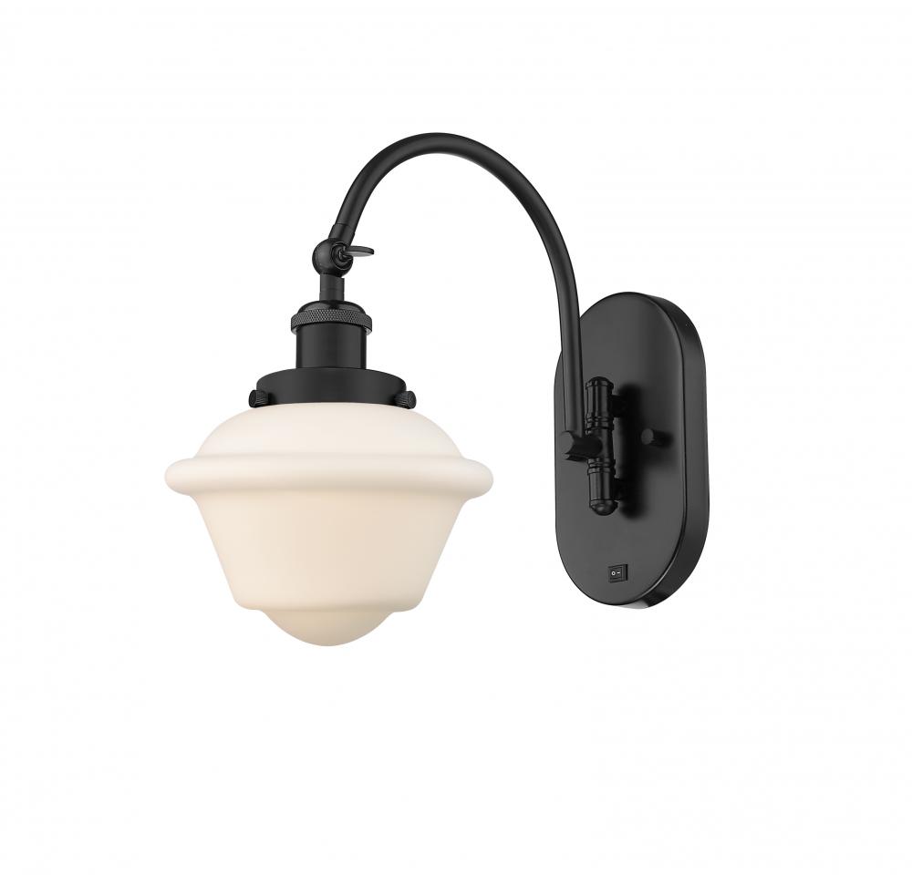 Oxford - 1 Light - 8 inch - Matte Black - Sconce