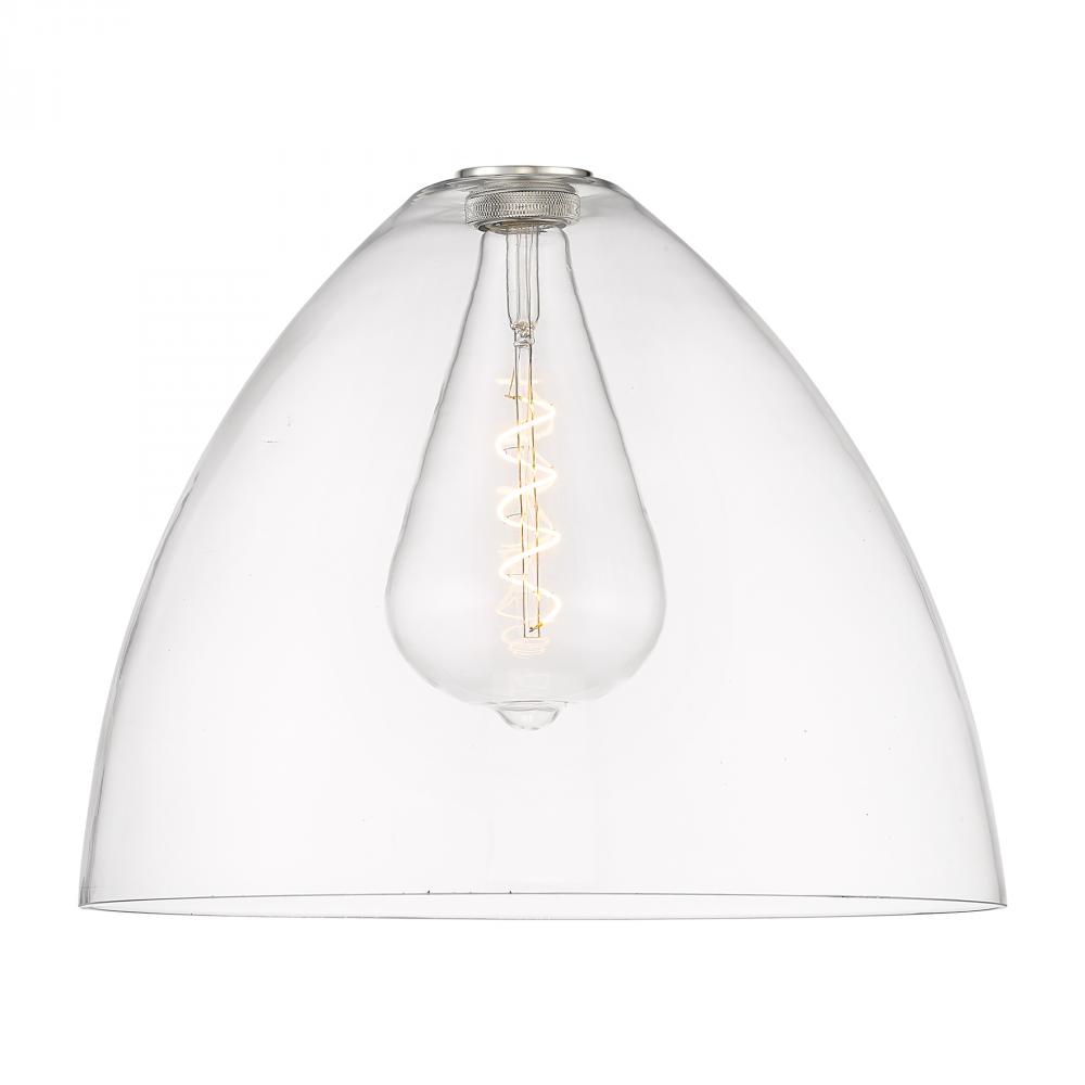 Bristol Glass Light 16 inch Clear Glass