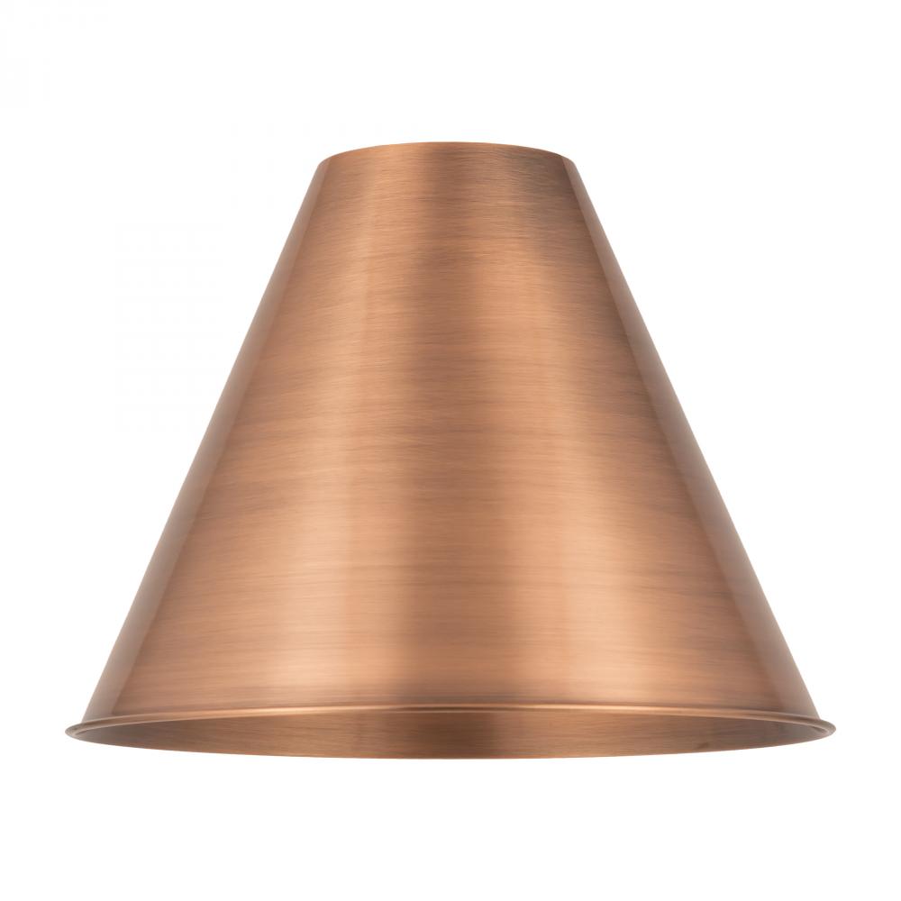 Berkshire Light 12 inch Antique Copper Metal Shade