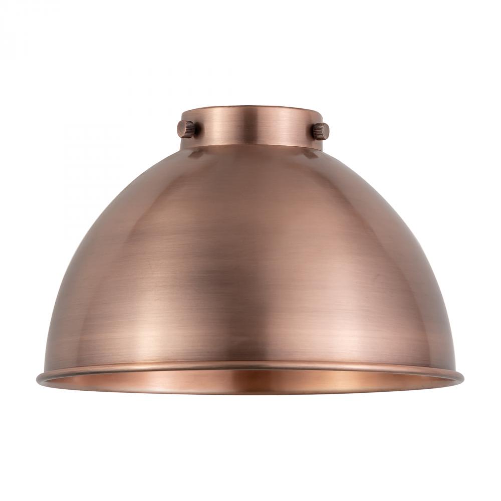 Derby Light 10 inch Antique Copper Metal Shade