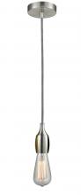 Innovations Lighting 100SN-10BW-3SN - Chelsea - 1 Light - 2 inch - Satin Nickel - Cord hung - Mini Pendant