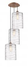 Innovations Lighting 113B-3P-AC-G1113-L - Cobbleskill - 3 Light - 16 inch - Antique Copper - Cord Hung - Multi Pendant