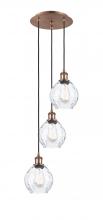 Innovations Lighting 113B-3P-AC-G362 - Waverly - 3 Light - 13 inch - Antique Copper - Cord Hung - Multi Pendant