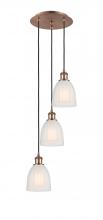 Innovations Lighting 113B-3P-AC-G441 - Brookfield - 3 Light - 12 inch - Antique Copper - Cord Hung - Multi Pendant