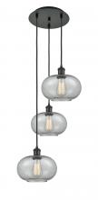 Innovations Lighting 113B-3P-BK-G247 - Gorham - 3 Light - 16 inch - Matte Black - Cord Hung - Multi Pendant