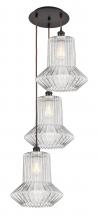 Innovations Lighting 113B-3P-OB-G212 - Springwater - 3 Light - 19 inch - Oil Rubbed Bronze - Cord Hung - Multi Pendant