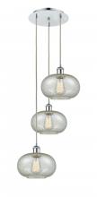 Innovations Lighting 113B-3P-PC-G249 - Gorham - 3 Light - 16 inch - Polished Chrome - Cord Hung - Multi Pendant