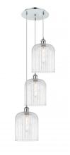 Innovations Lighting 113B-3P-PC-G559-8CL - Bridal Veil - 3 Light - 12 inch - Polished Chrome - Cord Hung - Multi Pendant