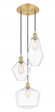 Innovations Lighting 113B-3P-SG-G652-MU - Cindyrella 3 Light 14 inch Multi-Pendant