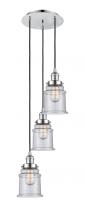 Innovations Lighting 113F-3P-PC-G184 - Canton - 3 Light - 13 inch - Polished Chrome - Cord hung - Multi Pendant