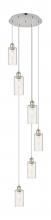 Innovations Lighting 116B-6P-PN-G434-7SDY - Crown Point - 6 Light - 16 inch - Polished Nickel - Multi Pendant