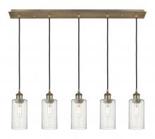 Innovations Lighting 125B-5P-BB-G434-7SDY - Crown Point - 5 Light - 37 inch - Brushed Brass - Linear Pendant