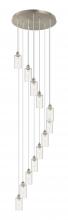 Innovations Lighting 126B-12P-SN-G434-7SDY - Crown Point - 12 Light - 24 inch - Brushed Satin Nickel - Multi Pendant