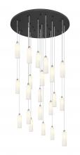 Innovations Lighting 148BK-B-21P-PN-G434-12WH - Crown Point - 21 Light - 48 inch - Polished Nickel - Multi Pendant