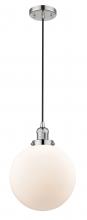 Innovations Lighting 201C-PN-G201-10 - Beacon - 1 Light - 10 inch - Polished Nickel - Cord hung - Mini Pendant