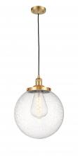 Innovations Lighting 201C-SG-G204-14 - Beacon - 1 Light - 14 inch - Satin Gold - Cord hung - Mini Pendant