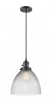 Innovations Lighting 201CSW-OB-G222 - Seneca Falls - 1 Light - 10 inch - Oil Rubbed Bronze - Cord hung - Mini Pendant