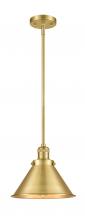 Innovations Lighting 201S-SG-M10-SG - Briarcliff - 1 Light - 10 inch - Satin Gold - Stem Hung - Mini Pendant